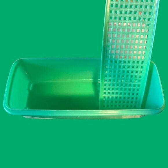 Vintage Tupperware Jade Celery Keeper 782-5 - Picture 1 of 7